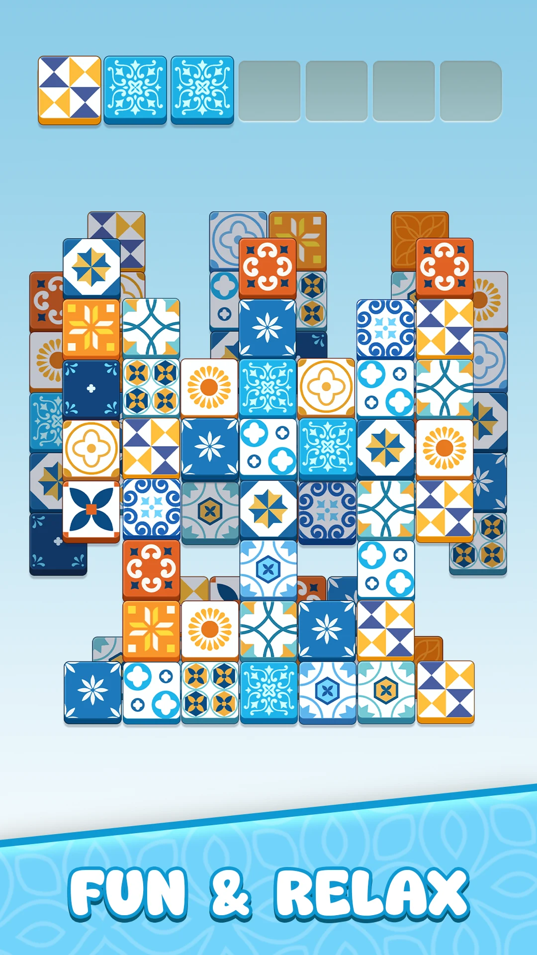 Azulejo Tile Match Puzzle screenshot